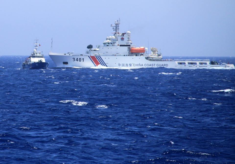 A picture paints a thousand words. Apparently, China said Vietnamese ships rammed them "171 times".